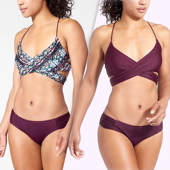 wrap style bikini top